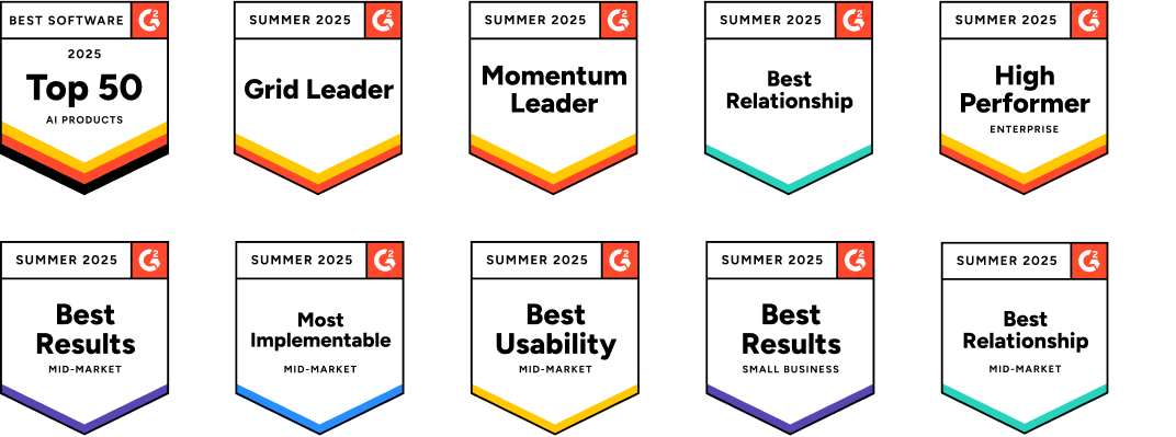 Rhombus G2 Badges Summer 2025