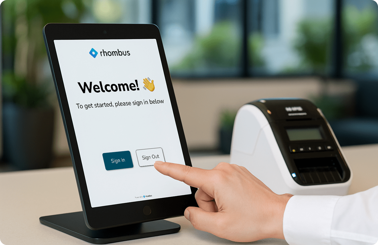 Eliminate manual logbooks and streamline front desk operations with self-serve sign-in/sign-out functionality, automated name tag printing, and email invite capabilities that allow for a frictionless arrival experience.