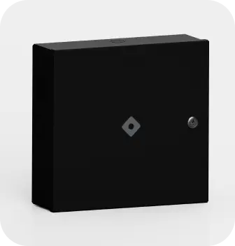Rhombus DR40 door reader, featuring advanced access control card readers with an adjustable read range and vandal-resistant design. This smart door access solution enhances security while providing reliable performance for managing entry points.