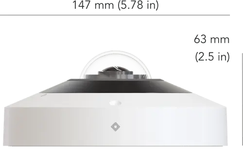 undefined camera with dimensions