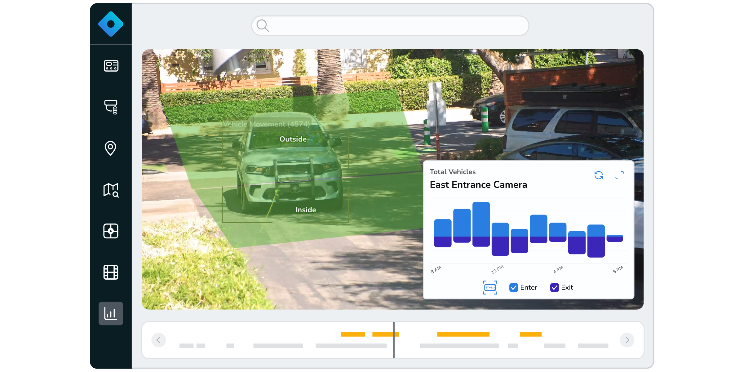 vehicle line crossing vehicle line crossing