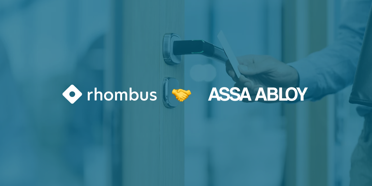 Image of Rhombus Assa Abloy logos.