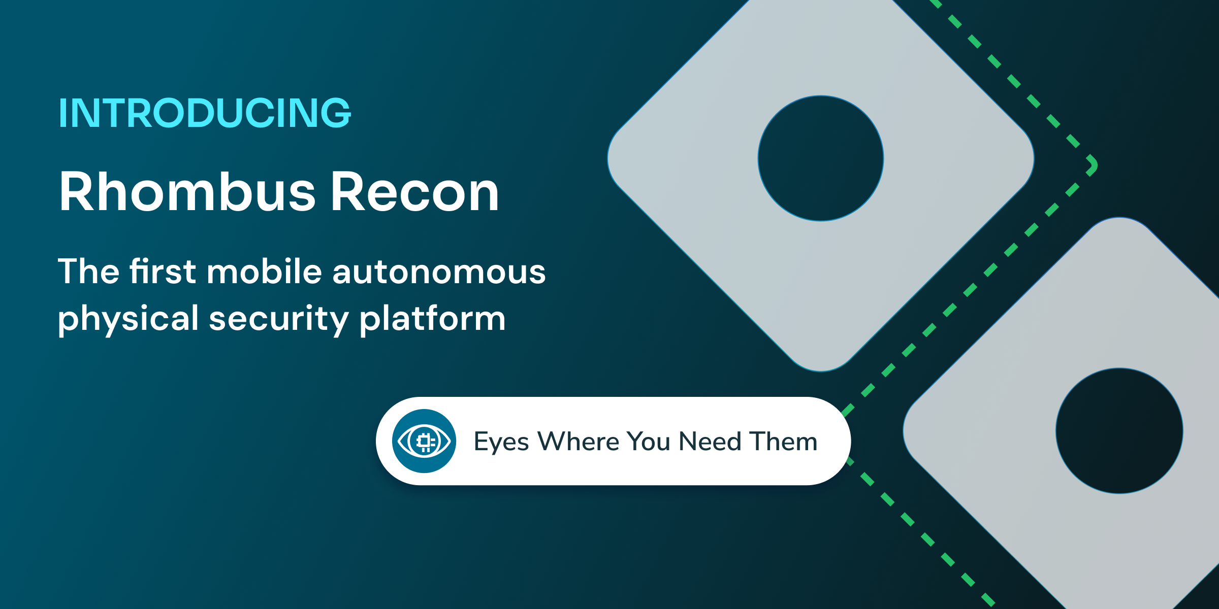 Rhombus Recon. The first mobile autonomous physical security platform. Eyes where you need them.
