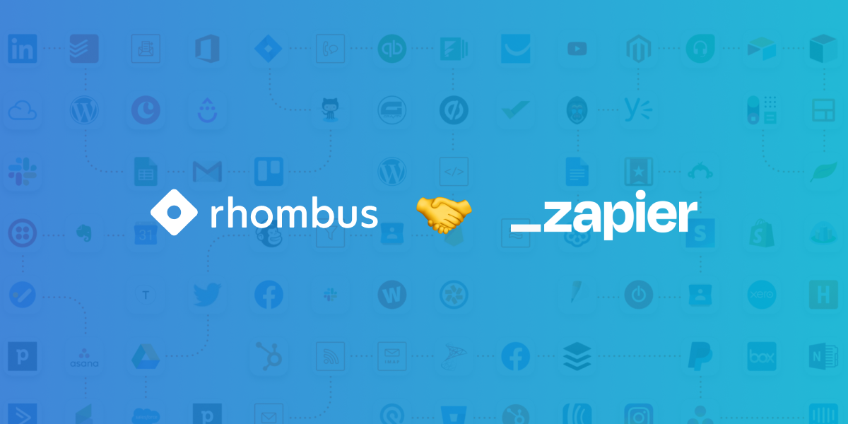 Rhombus Integrates With Zapier 