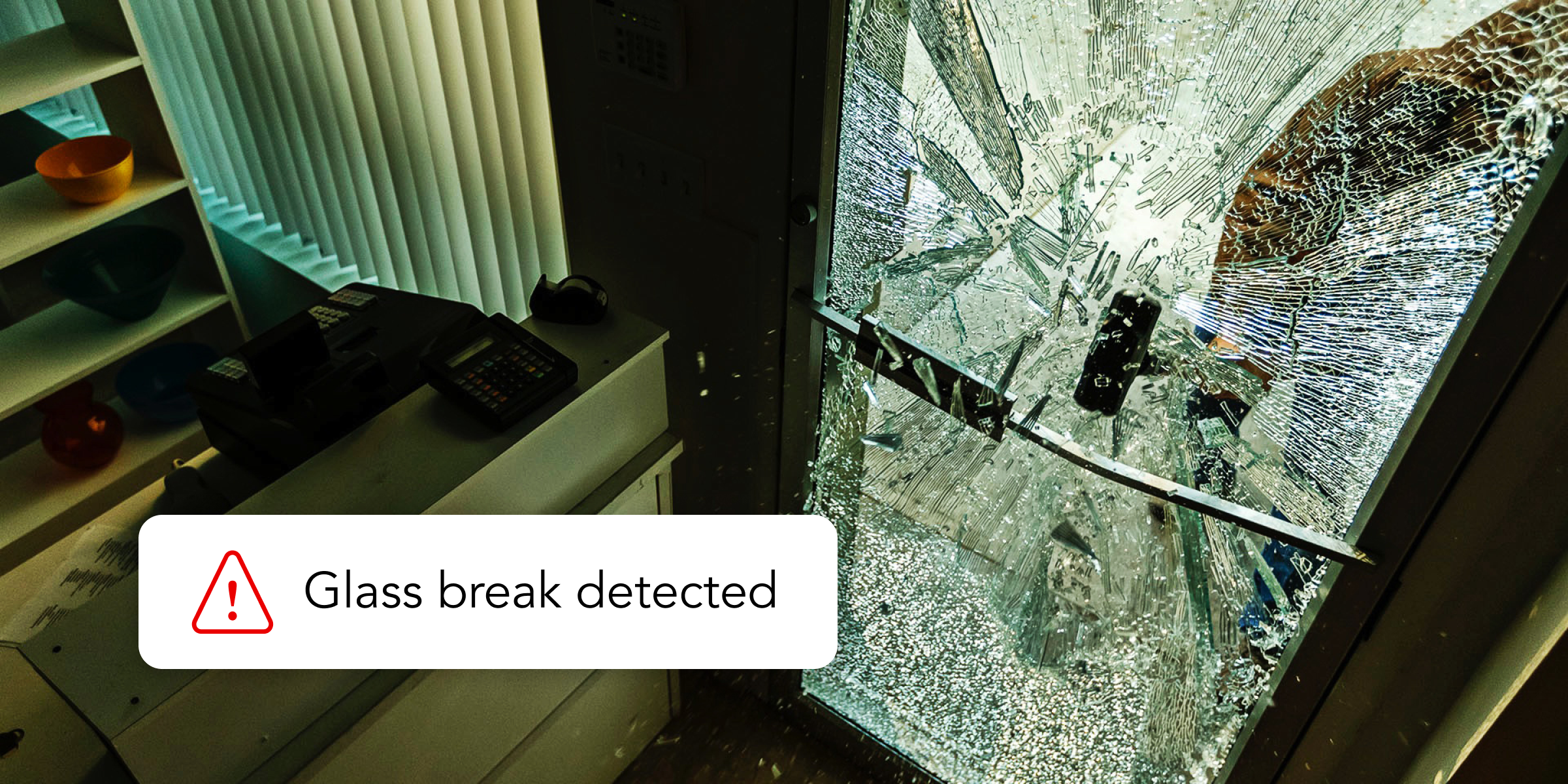 Detect glass break with Rhombus Environmental Sensor