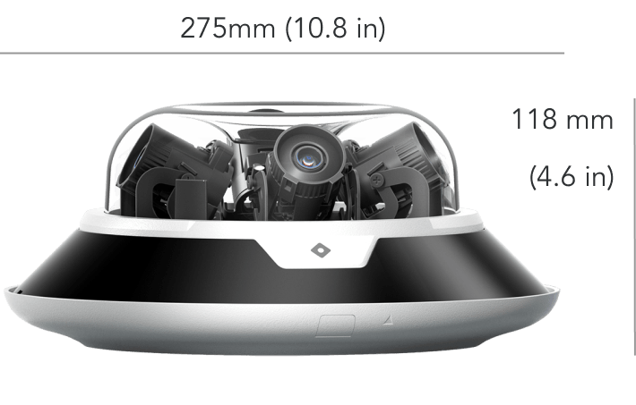 undefined camera with dimensions