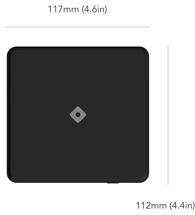 undefined camera with dimensions